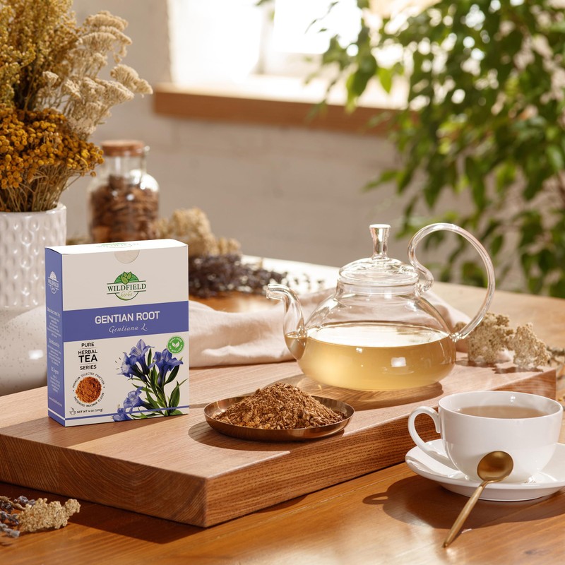 4 oz. Gentian Root Dried Gentian Root Herbal Tea (Gentiana