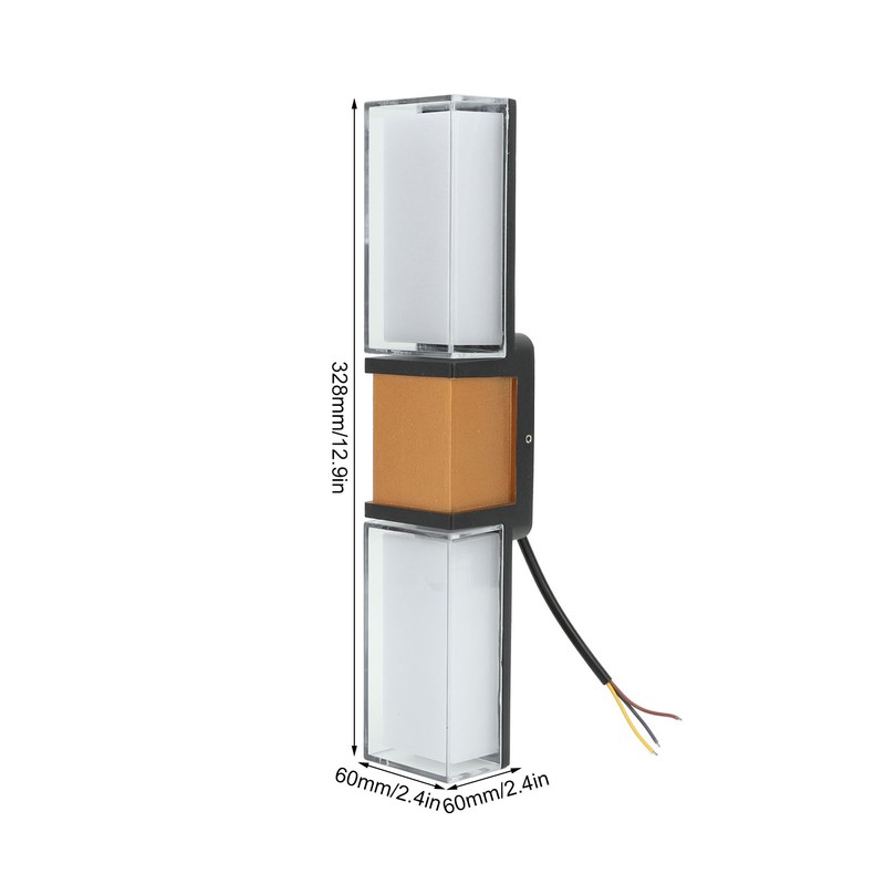 9W RGBW Color Changing Smart Wall Lights Rectangle App Control