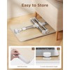 Laptop Desk Table, SAIJI Adjustable Laptop Stand, Portable Lap Desks