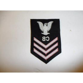 0468s WW 2 US Navy 1st Class CB Rate Blue Construction Battalion Sea Bee PB6