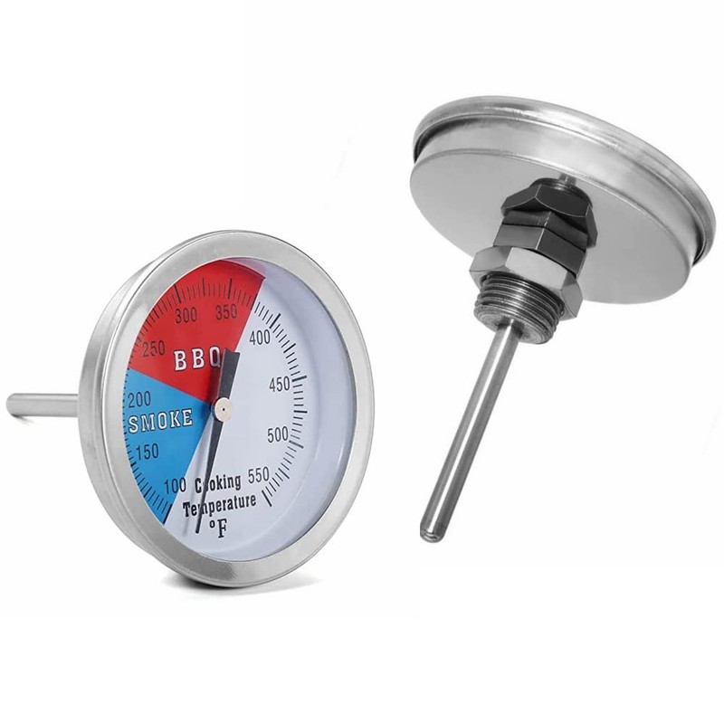 2 Pack BBQ Grill Temperature Gauge, 3 inch Dial Face