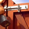 Galvanised Brenton Bolt Sliding Door Lockable Padbolt – 6" (152mm)