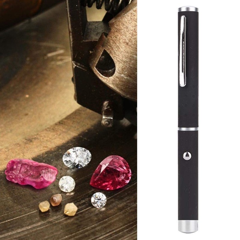 Flashlight, Identification Tool, Tester Pen, for Home Jewelry Display(Blue light)
