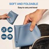 Tiwerlfe Silicone Adult Bib, Adjustable and Washable Bib for Men