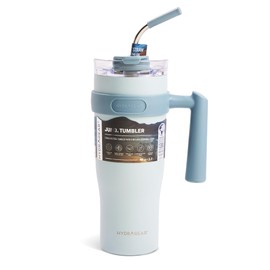 Hydragear Juno Stainless Steel Tumbler with 2-in-1 Lid and Reusable Straw - 40 Oz - Harbor Powder Coat