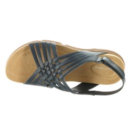 Easy Spirit Women's MAR Sandal, Blue 400, 8.5 N
