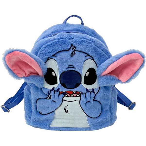Cute Furry Plush Backpacks Bag - Kawaii Backpack Cute Mini Cartoon Bag Anime 3D Backpack Simple Modern Backpack Handbag Blue Plush Schoolbags