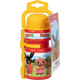 Bing Fahrrad Trinkflasche für Kinder, 350 ml, Rot/Orange, Universal Fahrrad