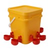 Automatic Chicken Waterer Cup with 12L Handheld Barrel Poultry Drinking