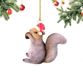 Christmas Decorations, Christmas Tree Ornaments - Cute Hanging Ornaments for Christmas Tree - Christmas Decor Indoors Home Party-Animal Squirrel