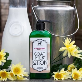 Bates Family Farm Goat Milk and Shea Butter Lotion 8 Oz (Black Raspberry Vanilla)