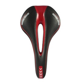 BigTron Bicycle Seat Comfortable MTB Saddle Cycling Seat Cushion Offroad Bike Seat(Black+Red)