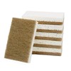 CELOX 6 Pack Coconut Fiber Biodegradable Sponges, Non Scratch Kitchen