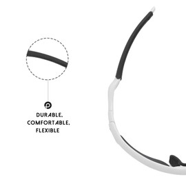 PapaViva Replacement Rubber Ear Plugs and Nose Piece for Oakley Radar Path/Radar Edge/Radar Range/Radar Pitch Sunglasses, Dark green and black, Radar Path/Vented