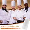 Mumucove 4 Pcs Chef Hats for Men Adult Tall Chef
