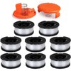 SNOKAY AF100 Replacement Spool for Black & Decker Trimmers, 30-Foot,