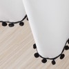 Elegant Black and White Polyester Bathroom Shower Curtain Waterproof Mildew