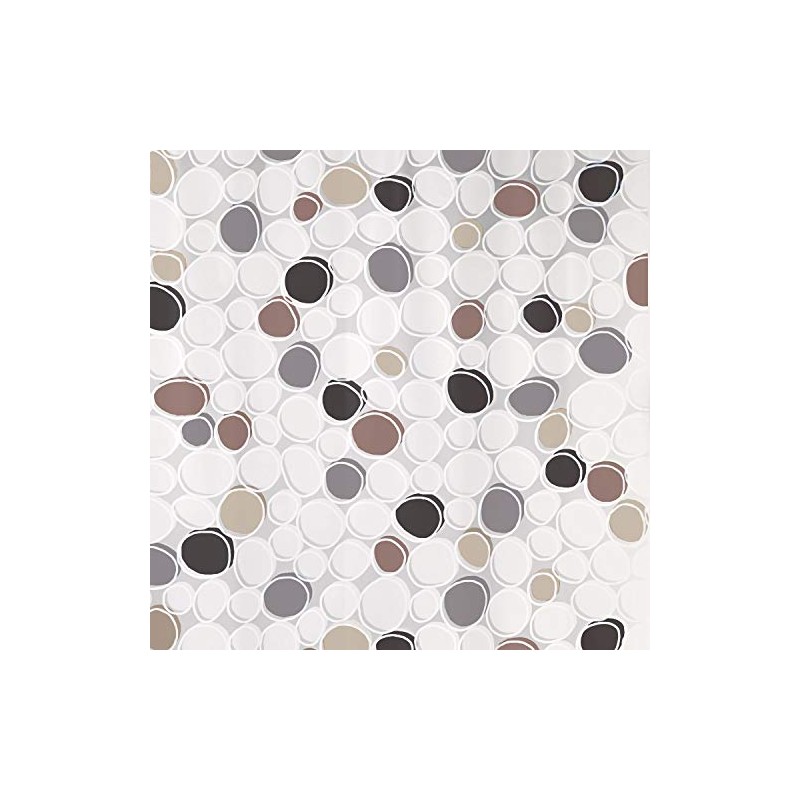Spirella Dido PEVA Opaque Plastic Shower Curtain, 180 x 200