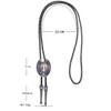 GelConnie Bolo Tie Letter T, Bolero Ties Mens Western Bolo