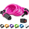 Opaza Bicycle Lock with 5 Digit Code, 1.2 m Long,