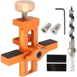 Adjustable Cabinet Door Installation Positioner Jig, Aluminium Alloy Versatile Positioning Tool for Installing Frameless or Face Frame 2-in-1 Quick and Accurate Setup for Most Cabinet Doors