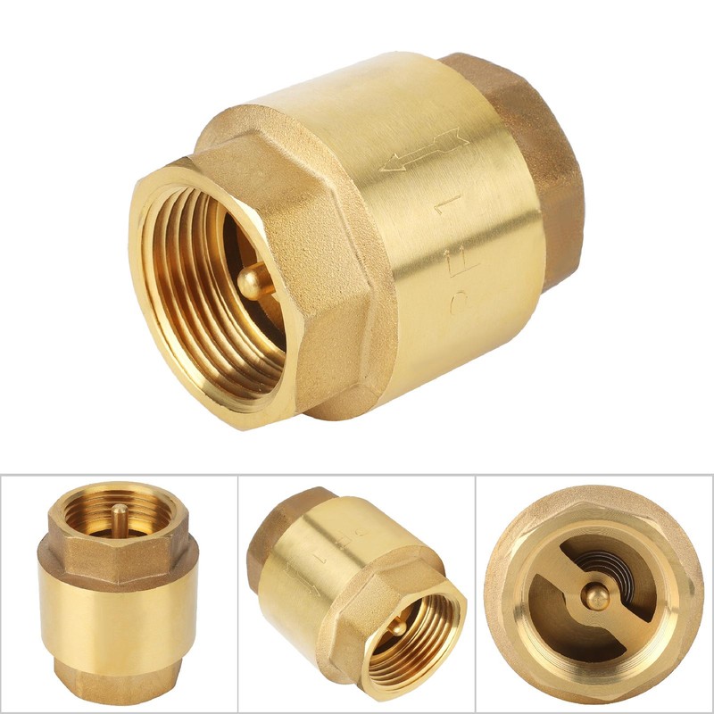 High Accuracy Brass Threaded One Way Non Return Check Valve