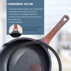 Vinchef Nonstick Deep Frying Pan Saute Pan with Lid, 12in/5.5Qt