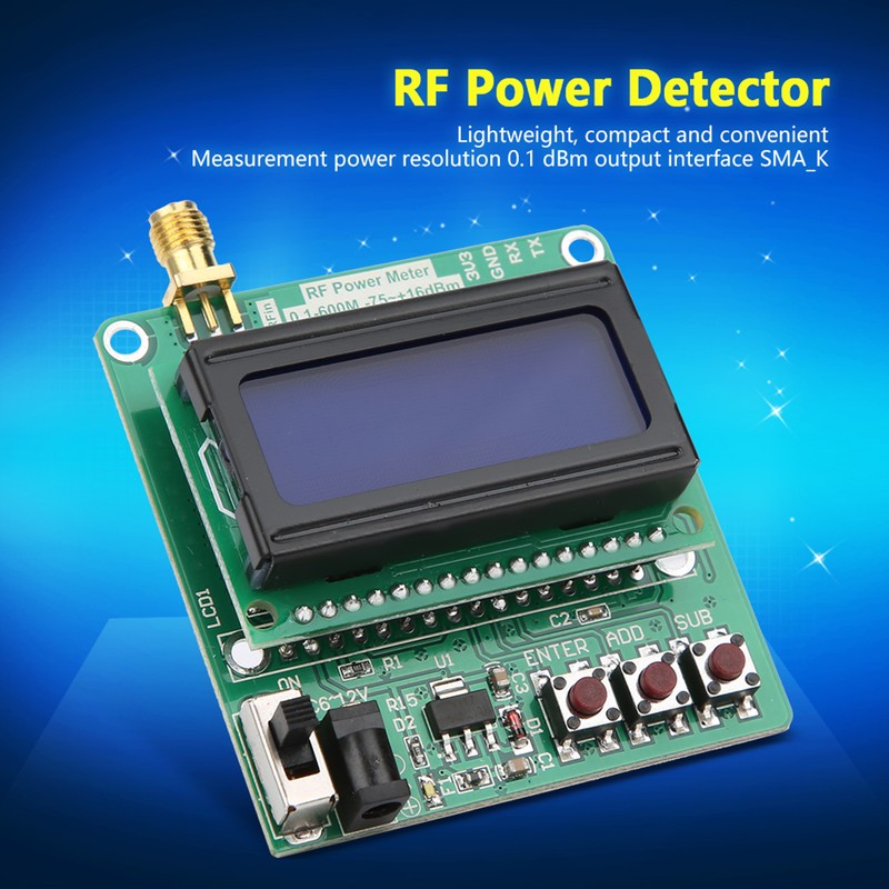 RF Power Meter Power Attenuation Set Digital Display Signal Strength