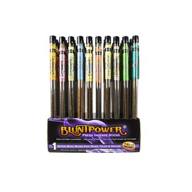 Blunt Power 100% Concentrated Fresh 17" Assorted Scents Incense Tube (5-7 Sticks Per Tube) (5 Assorted 17" Incense Pack)