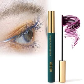 CYUHAN Mascara Alargador y Engrosador, Resistente al agua, No se emborrona, Berry