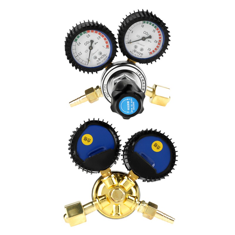 CO2 Gas Bottle Regulator Carbon Dioxide Welding Pressure Reducer G5/8