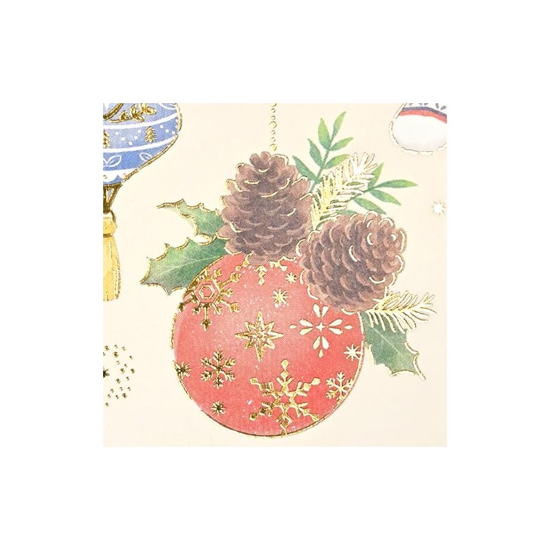 Noel Christmas Wishes Envelopes | Pack of 4 Horizontal Gold