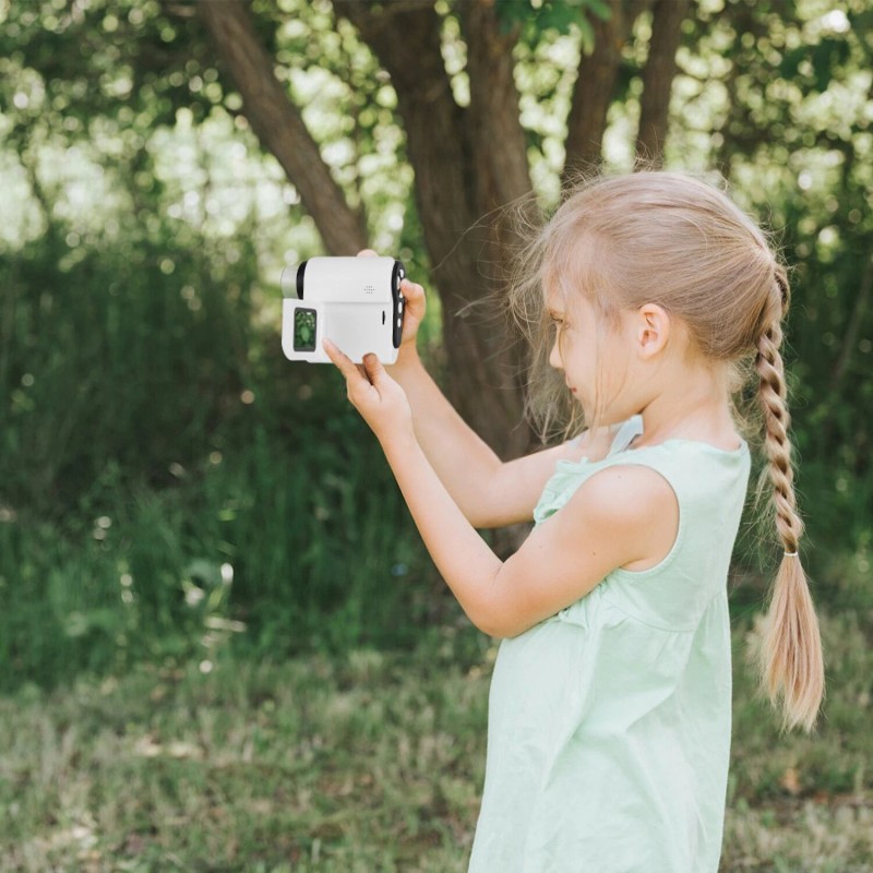 iMounTEK 4K Kids Microscope 2" IPS Screen 1000X Handheld Digital