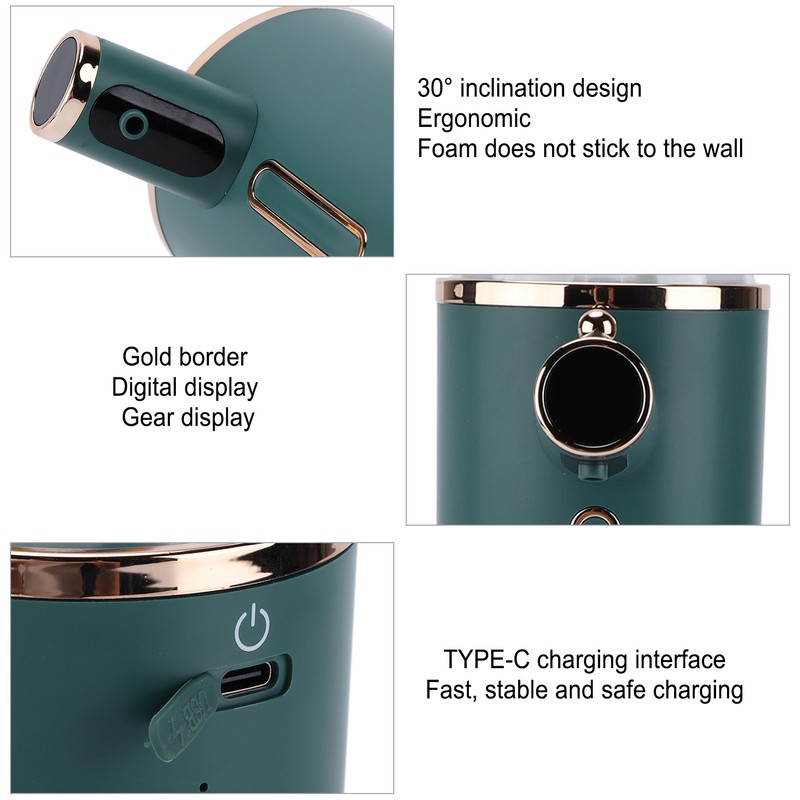 300ml Smart Digital Display Foam Dispenser Infrared Sensor Automatic Soap