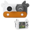 TLXKC103 Cow High Definition Children's Toy Camera Orange Birthday Gifts