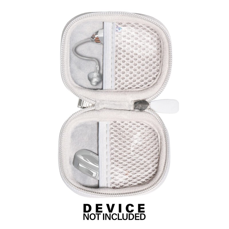 CaseSack Case for Hearing Aids compatible with EarCentic EasyCharge Rechargeable