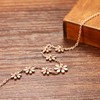 Cupimatch Anklet Stainless Steel Rose Gold Silver Heart Bells Pendant