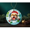 JPKDesigns 3D Effect Bulldog Ornament - Bulldog Dog Breakthrough Ornament