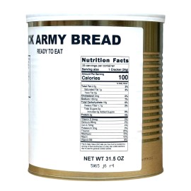 Army Surplus Military Surplus Hardtack Army Bread, Ready to Eat (#10 Can), made in the USA