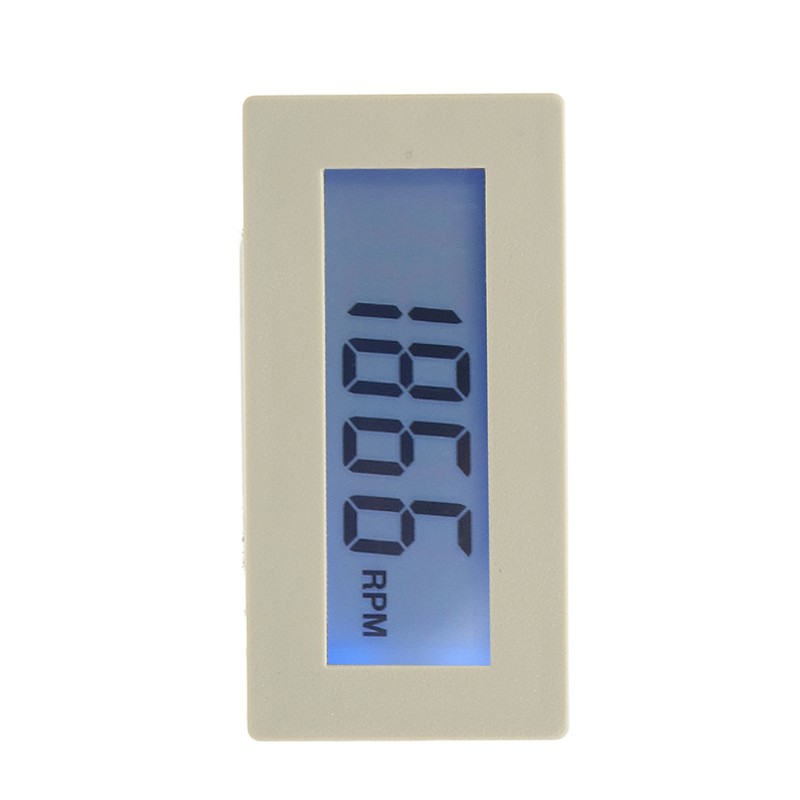 Motor Tachometer 10 to 9999 LCD Display Accurate Measurement RPM