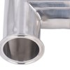 Triple Clamp Tee 3 Way 304 Stainless Steel Hose Pipe