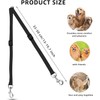 Double Dog Lead, No Tangle Adjustable Double Pet Trainer Lead,Dog