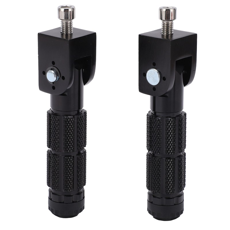 1 Pair Universal Motorcycle Footrests Rear Set Footpegs with 8mm