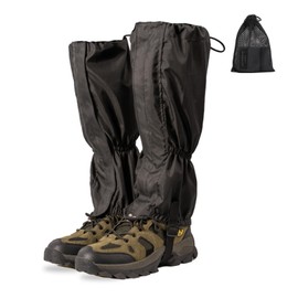 SEKIDAR Gator, Waterproof, Breathable, Mountain Climbing Spats, Long Gaiter, High Durability, Leg Cover, Lightweight, Easy On/Off Trekking, Outdoors, Motorcycle, Unisex, Storage Bag Included, Sand