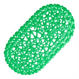 J.H. Company Tapete De Baño Antiderrapante Regadera Forma Estrellas M-39 Color Verde Tp-011