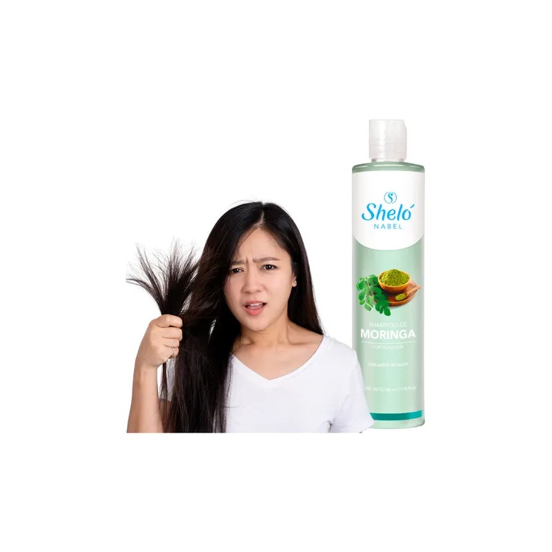 Shampoo Moringa Protector Hidrata Y Repara Sheló Nabel 530ml