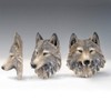 Wenwan Animal Head Wall Decoration, Decorative Sculpture, Wolf
