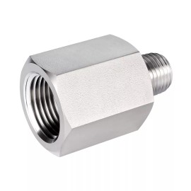 FITOK 316 SS Adapter 1/4" Female NPT × 1/4" Male ISO Parallel Thread (RS)