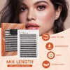 Lash Clusters DIY Lash Extensions, D Curl Individual Lashes Clusters