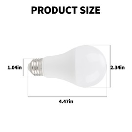 Garage Door Opener Light Bulb Universal Fits for Genie,Chamberlain,Craftsman, Liftmaster Operators Most Models of Garage Door Opener, Minimize Interference 4000K LED Light Bulb with E26 /E27Base 2Pcs